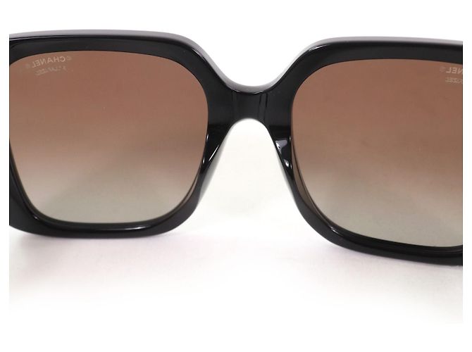 Timeless Gafas de sol cuadradas COCO Mark de Chanel Negro - vista 6