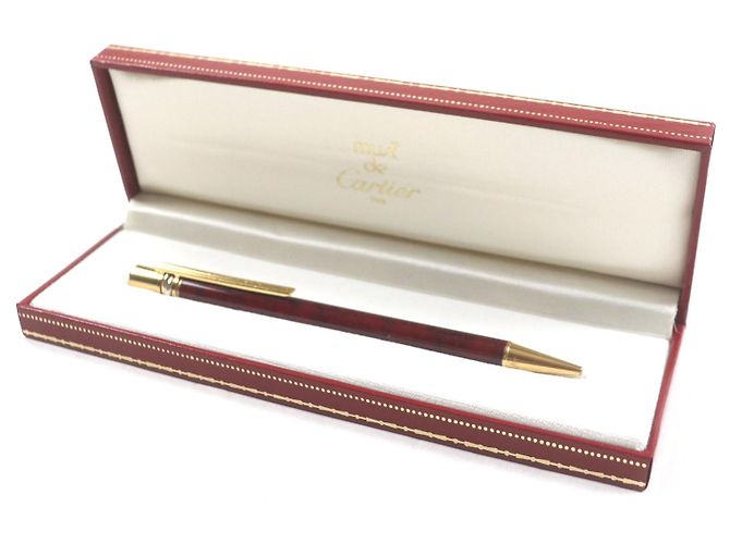 Bolígrafo Cartier Trinity en oro rojo Roja - vista 2