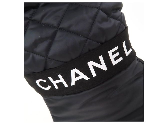 Timeless 2-in-1 Stiefel aus Lackleder mit COCO-Logo-Design von Chanel Schwarz - Ansicht 11
