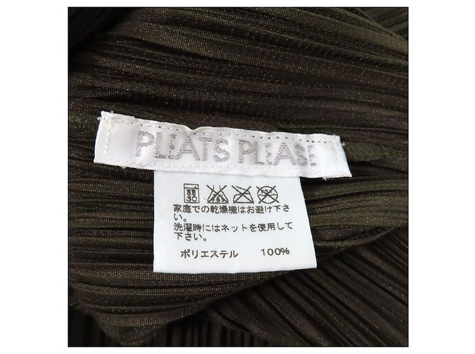 Issey Miyake PLEATS PLEASE PLEATS PLEASE T-Shirt aus Polyester Grün Khaki - Ansicht 5