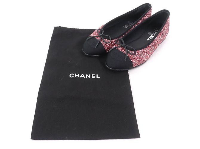 Timeless Bailarinas de lentejuelas Chanel Rosa - vista 2
