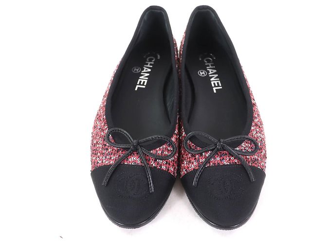 Timeless Bailarinas de lentejuelas Chanel Rosa - vista 4