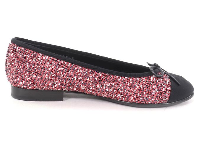 Timeless Bailarinas de lentejuelas Chanel Rosa - vista 6