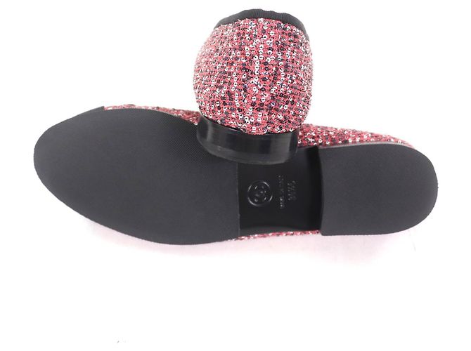 Timeless Bailarinas de lentejuelas Chanel Rosa - vista 7