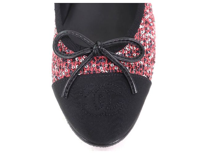 Timeless Bailarinas de lentejuelas Chanel Rosa - vista 9
