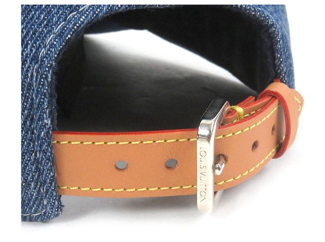 Baseballkappe mit gesticktem LV-Logo von Louis Vuitton Blau - Ansicht 5