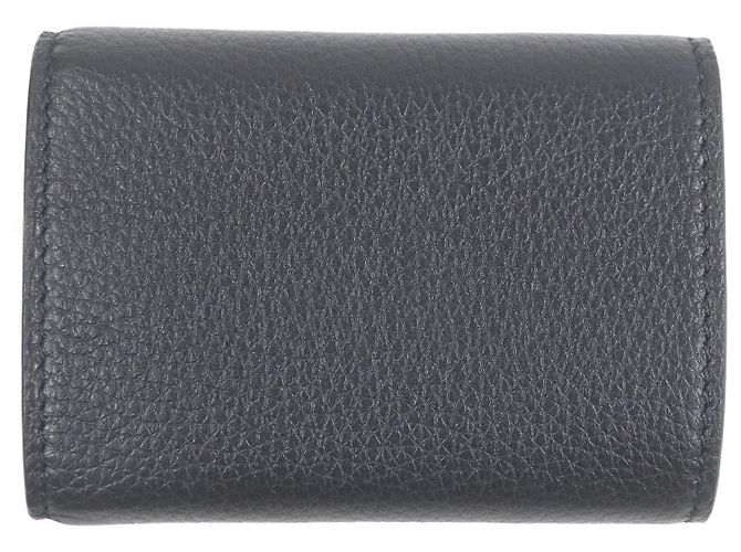 Gucci Tri-fold Leather Wallet Black - view 3