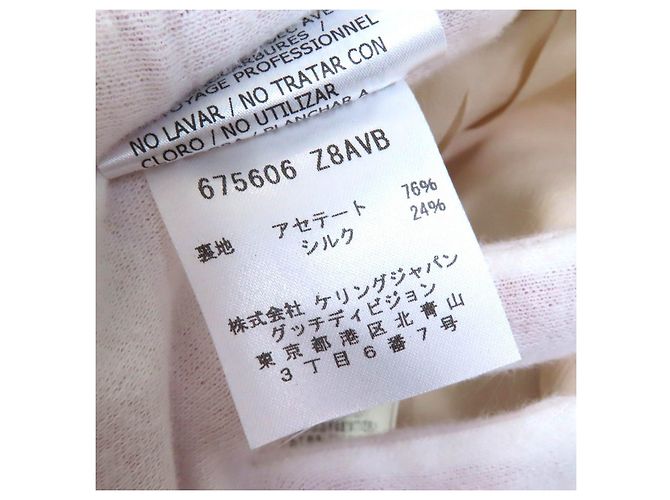 Bermuda shorts Gucci de mohair Rosa Beige - vista 10