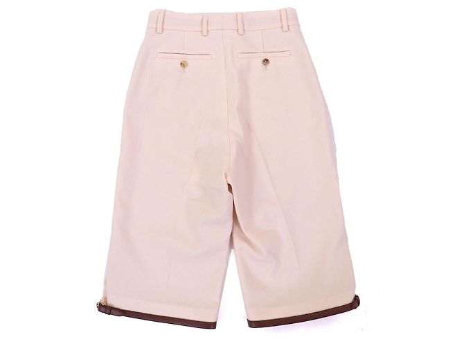 Bermuda shorts Gucci de mohair Rosa Beige - vista 2