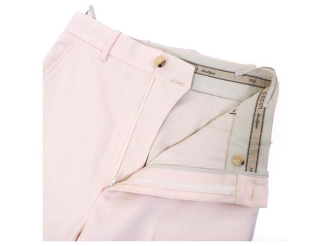 Bermuda shorts Gucci de mohair Rosa Beige - vista 3
