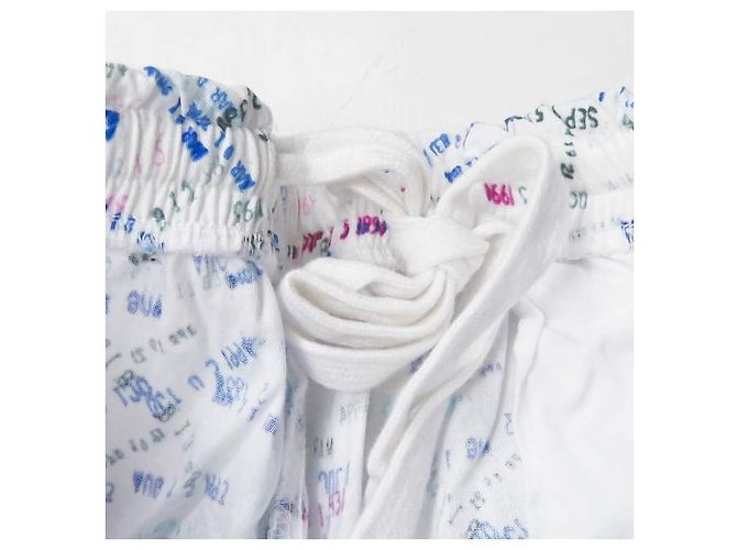 Autre Marque Pantaloni in cotone Niche Facil Bianco - vista 5
