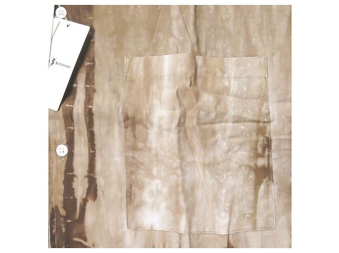Autre Marque Camisa de algodón JOURNAL STANDARD Beige - vista 6