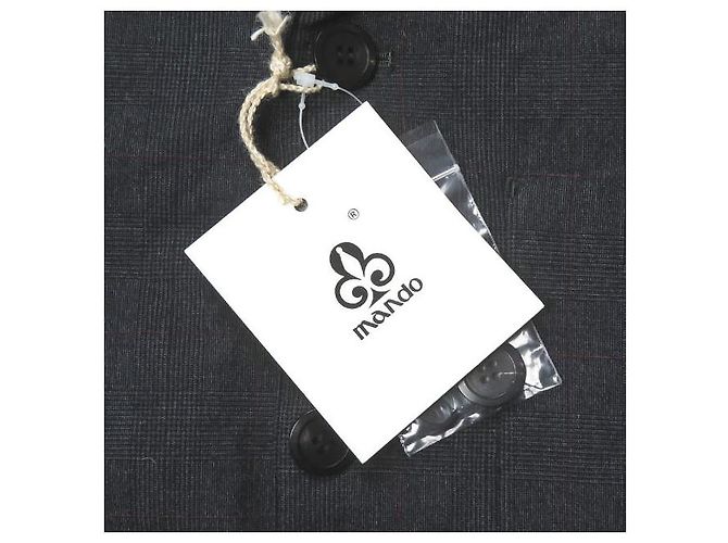 Autre Marque Chaqueta de trabajo mando PE RY Check Coverall Jacket Azul Azul marino - vista 4