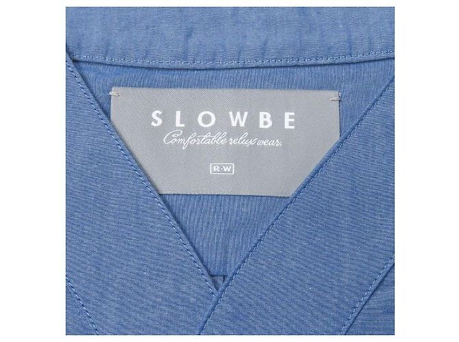 Autre Marque Top de algodón SLOWBE S S SLEEP SHIRTS Azul - vista 3