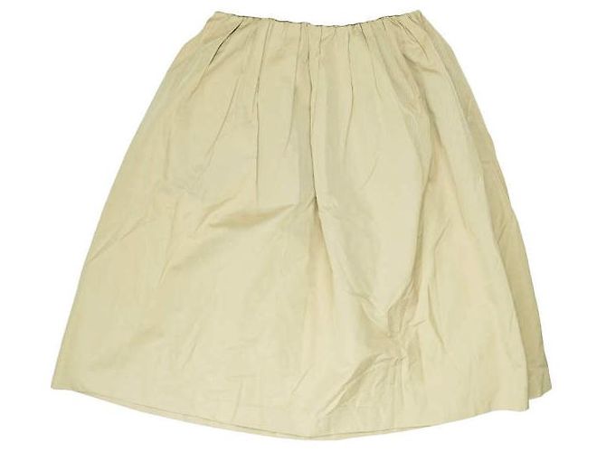 Autre Marque Falda de algodón y poliéster Beauty&Youth United Arrows Beige - vista 2