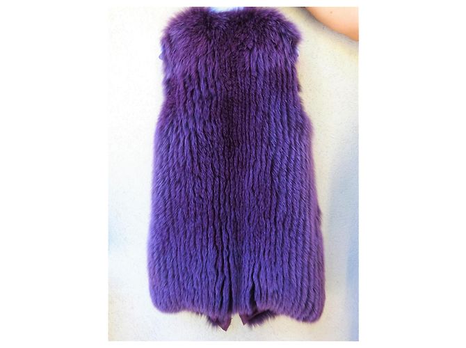Gilet Blumarine de Shadow Fox y SEDA! talla 42IT NUEVO! Ciruela - vista 16