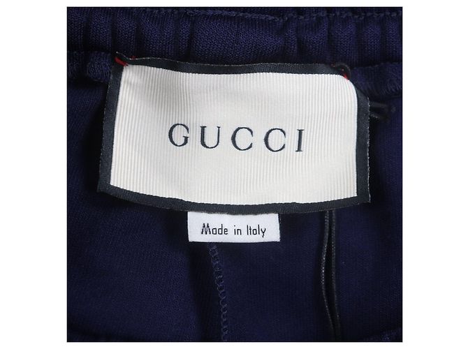 Gucci Balloon technische Jersey-Polyester-Hosen Blau Marineblau - Ansicht 5