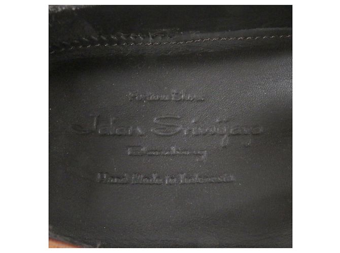 Autre Marque Edward Leder Slipper Jalan Sriwijaya Braun - Ansicht 7