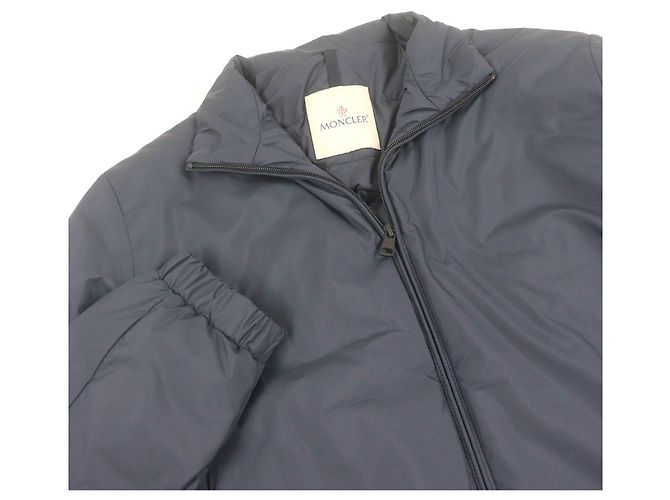 Moncler BERRE GIUBBOTTO Polyester Down Jacket Blue Navy blue - view 2