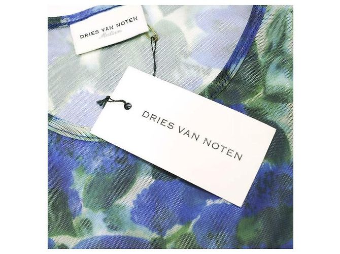 Autre Marque Dries Van Noten HESTE PR 6182 W.K.JERSEY Top de Malla Azul - vista 4