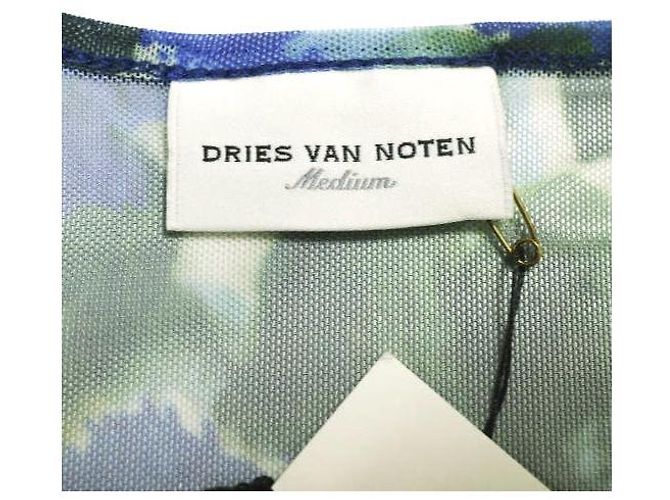 Autre Marque Dries Van Noten HESTE PR 6182 W.K.JERSEY Top de Malla Azul - vista 5
