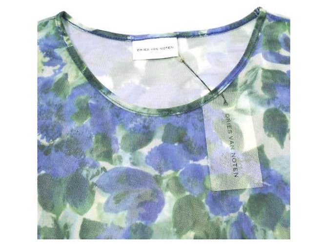 Autre Marque Dries Van Noten HESTE PR 6182 W.K.JERSEY Top de Malla Azul - vista 6
