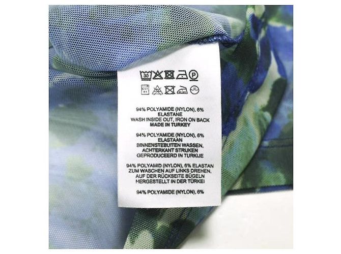 Autre Marque Dries Van Noten HESTE PR 6182 W.K.JERSEY Top de Malla Azul - vista 9