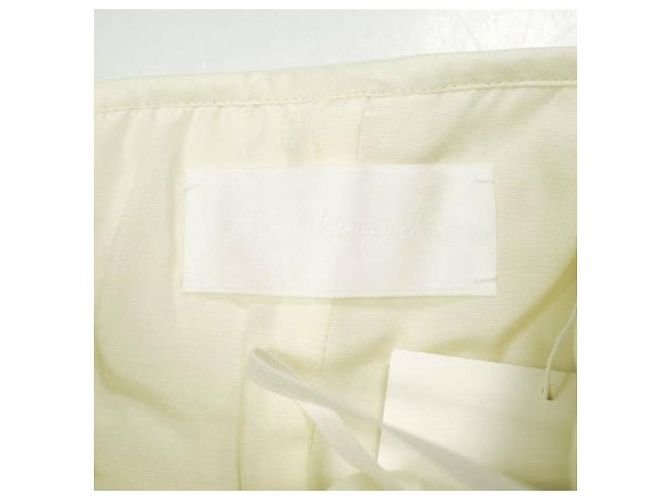 Autre Marque Bustier de seda acolchado floral Mame Kurogouchi Beige Crudo - vista 11