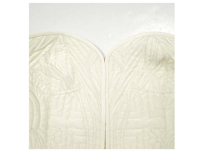 Autre Marque Bustier de seda acolchado floral Mame Kurogouchi Beige Crudo - vista 7