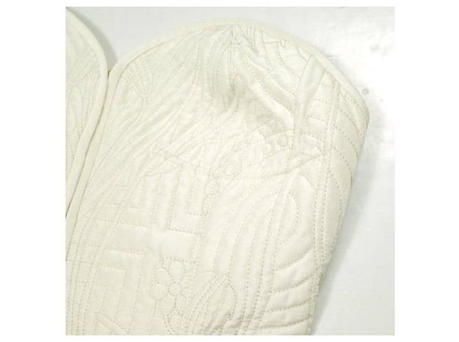 Autre Marque Bustier de seda acolchado floral Mame Kurogouchi Beige Crudo - vista 8