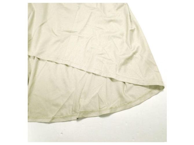 Autre Marque COGTHEBIGSMOKE ELYSE FLAIR TOP DE CUELLO ALTO Top de Rayón Algodón Beige Gris - vista 6