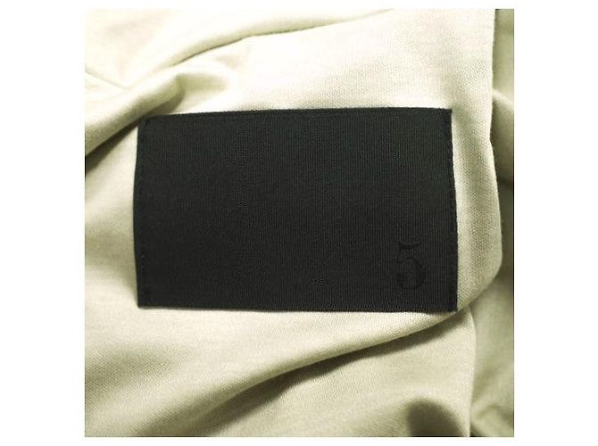 Autre Marque COGTHEBIGSMOKE ELYSE FLAIR TOP DE CUELLO ALTO Top de Rayón Algodón Beige Gris - vista 9