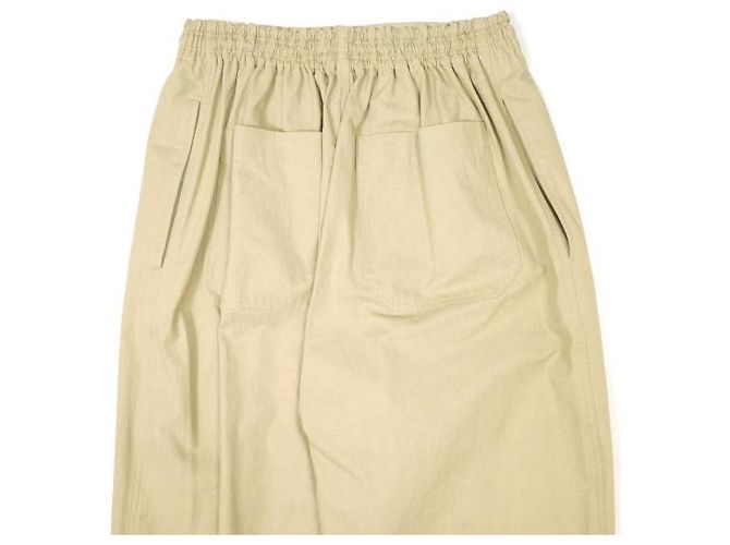 Autre Marque Calças largas de algodão COMPACT de Hed Mayner Bege - vista 6