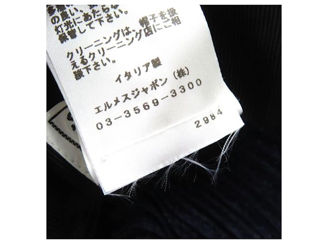 Hermès Cappello di paglia Hermes Blu - vista 9