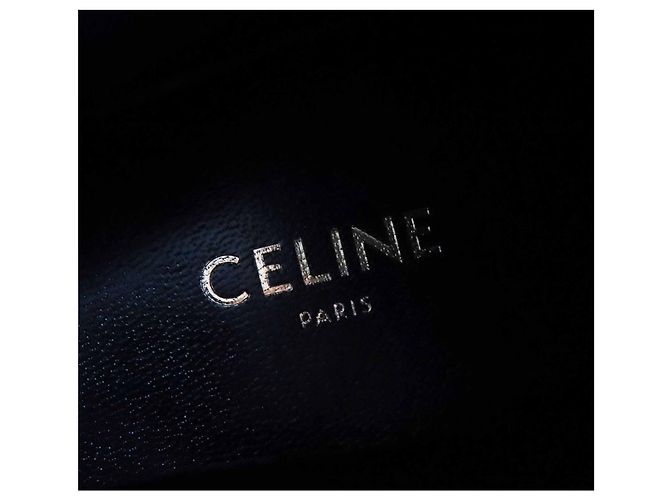 Céline Celine Leopard Pattern Harako Short Boots Brown Black - view 8