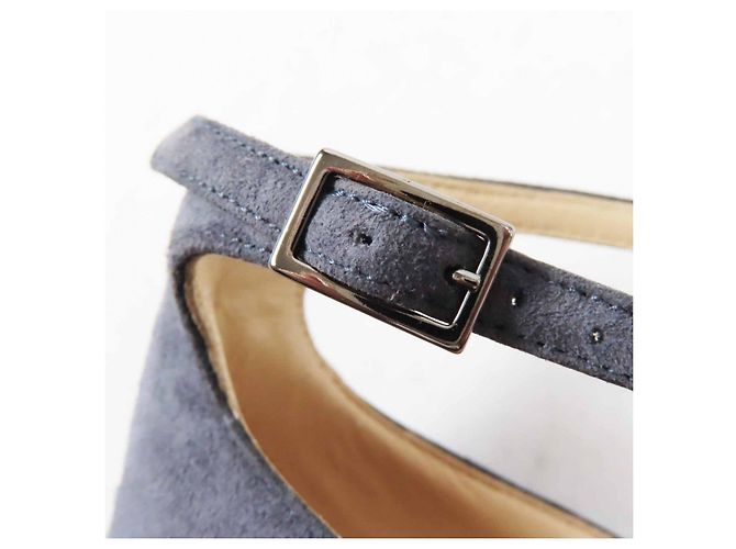 Zapatos de tacón de ante LUCY85 de Jimmy Choo Gris Gris antracita - vista 7