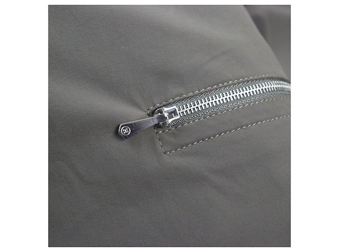 Hermès Herrenjacke aus Wolle und Nylon mit Knöpfen Hermes Serie Grün - Ansicht 11