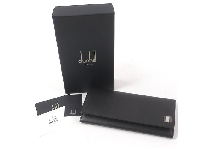 Alfred Dunhill Cartera Larga de Cuero Sidecar Dunhill Negro - vista 2