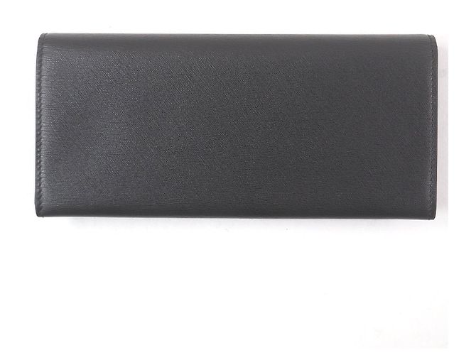 Alfred Dunhill Cartera Larga de Cuero Sidecar Dunhill Negro - vista 3