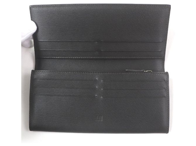 Alfred Dunhill Cartera Larga de Cuero Sidecar Dunhill Negro - vista 4