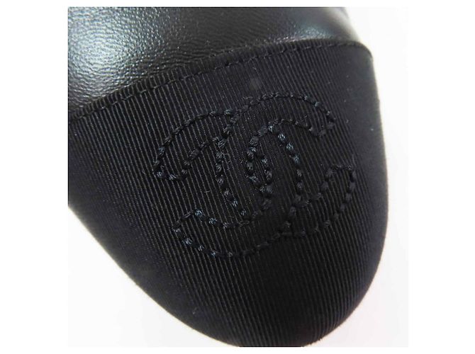 Timeless Chanel COCO Mark Matelassé Leder-Pumps Schwarz - Ansicht 7
