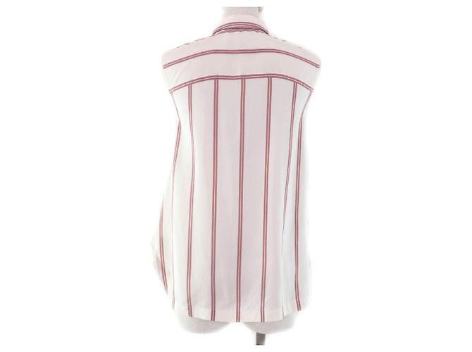 Autre Marque Camicia in seta a righe Brunello Cucinelli Beige Crudo - vista 3