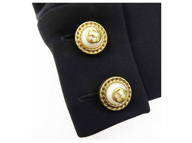 Gucci One Piece Rayon Kleid Schwarz - Ansicht 7
