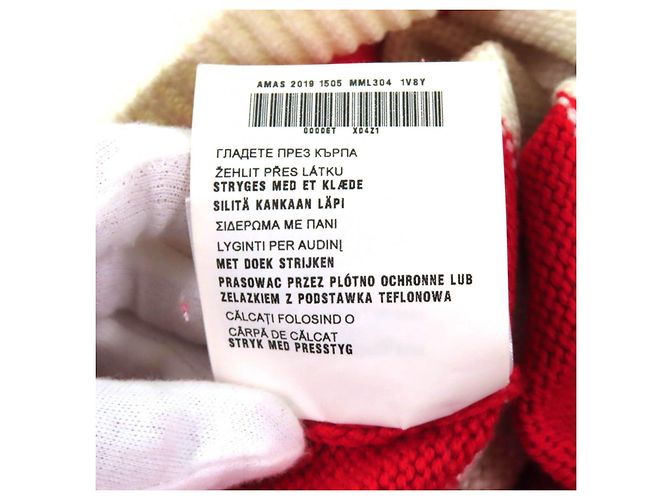 Wollpullover Miu Miu MML304 Rot Roh - Ansicht 10