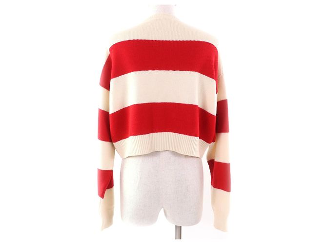 Wollpullover Miu Miu MML304 Rot Roh - Ansicht 3