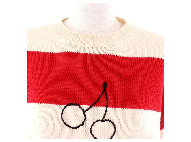 Wollpullover Miu Miu MML304 Rot Roh - Ansicht 4