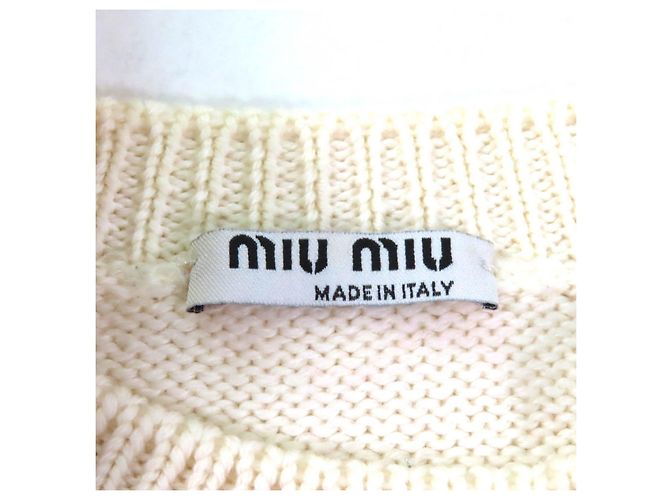 Wollpullover Miu Miu MML304 Rot Roh - Ansicht 6
