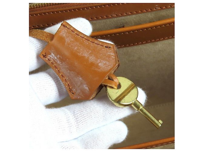 Autre Marque CIMABUE Bolsa Alexander Dulles de cuero de brida Bolsa de negocios Bronce Camello - vista 12
