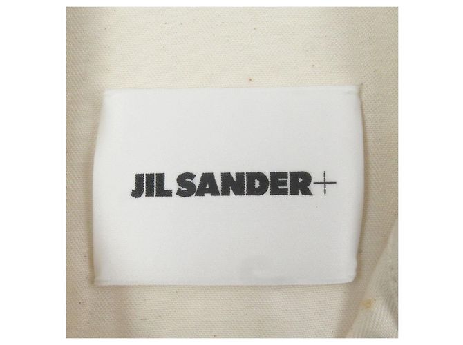 Camisa de algodón con estampado de espiga Jil Sander+ Beige Crudo - vista 6