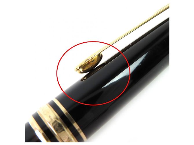 Montblanc Meisterstück 14K Füllfederhalter Schwarz - Ansicht 10